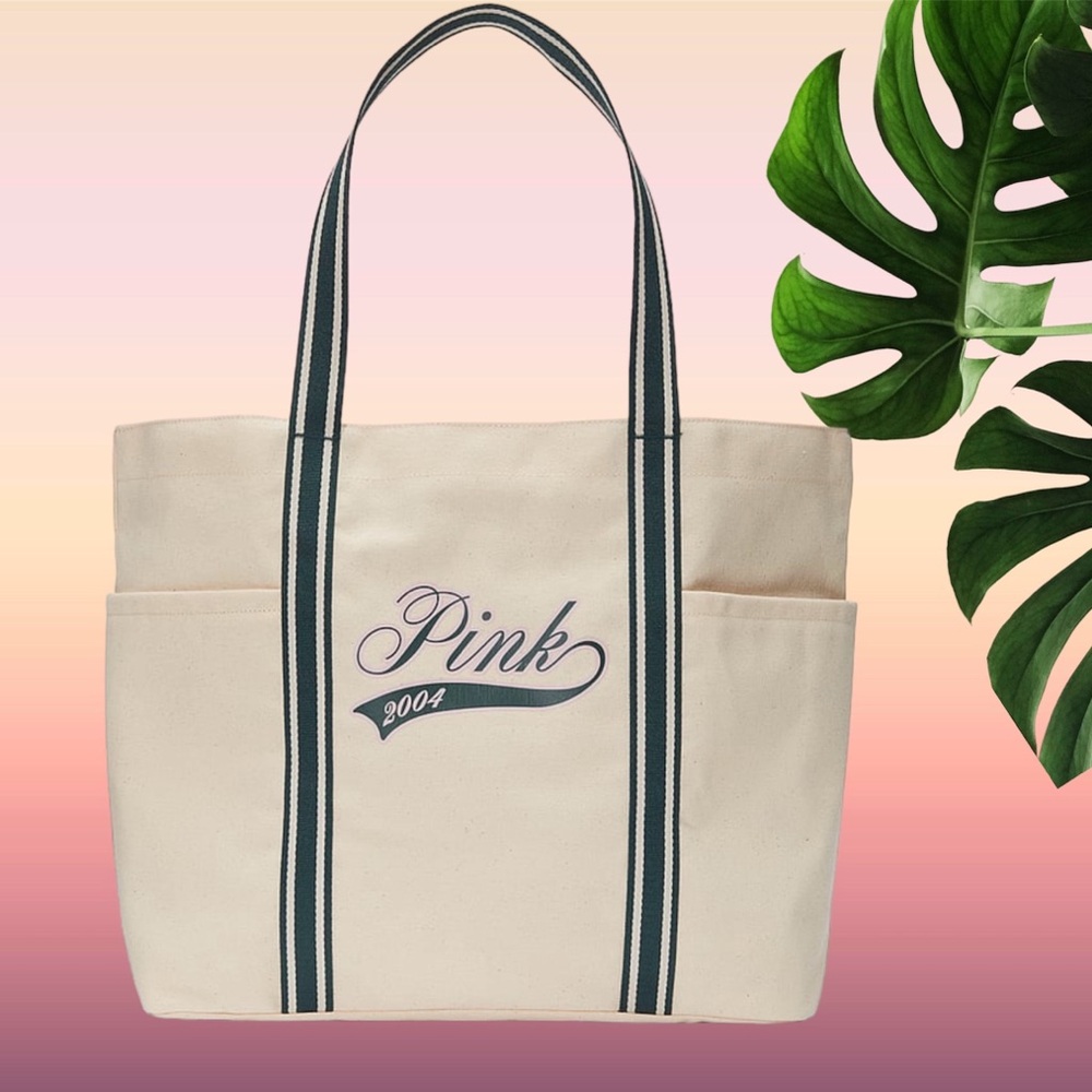 Victorias secret PINK canvas tote bag limited edition ( PINK FRIDAY )